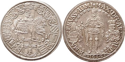 Deutscher Orden 2 Taler Doppeltaler 1614 Erzherzog Maximilian I. von ...