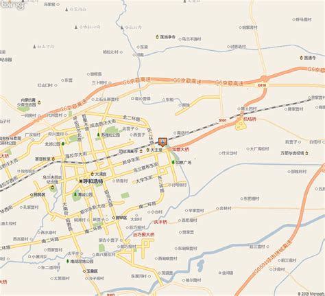 呼和浩特市大学城地图,呼和浩特市地铁线路图,呼和浩特市地标_大山谷图库