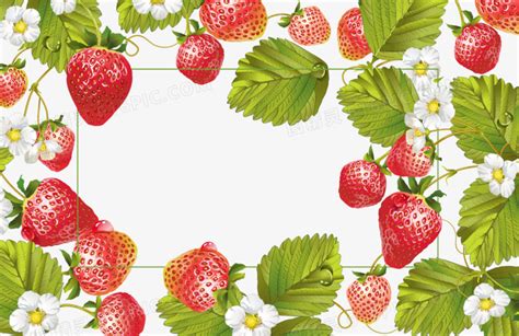 个性精致水果草莓名片模板-包图网