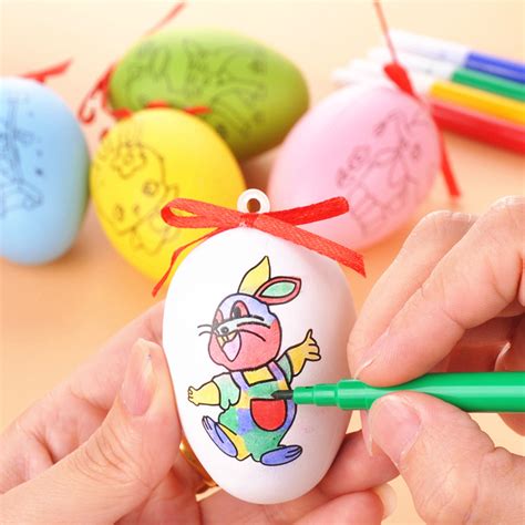 批发 儿童复活节彩蛋DIY摆地摊手绘蛋壳幼儿手工玩具六一礼品-阿里巴巴
