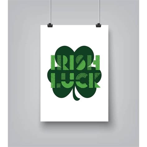 Irish Luck by Motivated Type Poster Art Print Wall Art - Americanflat ...
