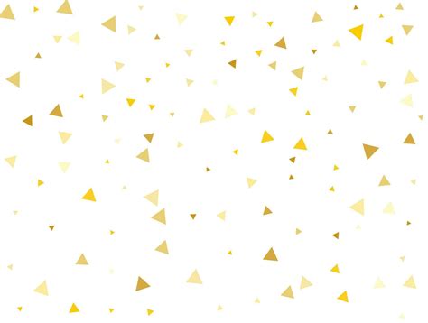 Golden Triangular Confetti. Vector illustration 27763767 Vector Art at ...