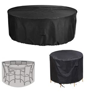 圆形家具罩防尘防水罩户外花园圆桌罩子家具套保护罩210D牛津布-阿里巴巴