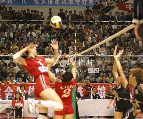 中日女排对抗赛：中国3：1胜日本-人民图片网