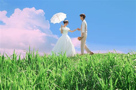 复古风婚纱头像女生动漫