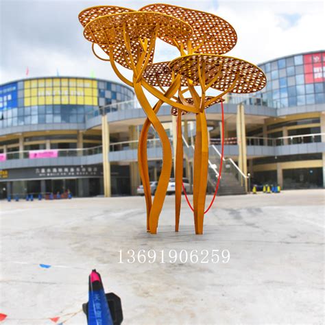 玻璃钢天空树雕塑 商业街商声摆件雕塑厂家 - 惠州市纪元园林 ...