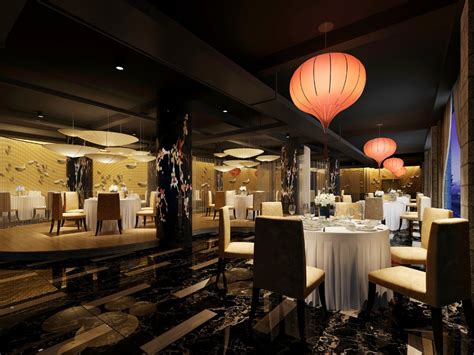 新中式全景观餐厅高清图片下载-正版图片500396665-摄图网