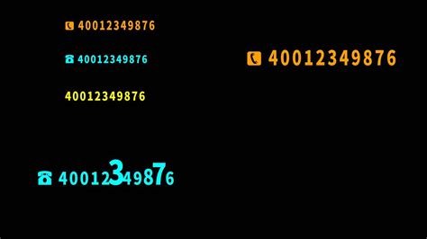 电话号码电话热线数字动画AE模板__高清AE模板下载(编号:26621334)_AE模板_光厂(VJ师网) www.vjshi.com