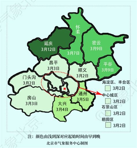 2023年北京榆林花粉浓度始期预报- 北京本地宝