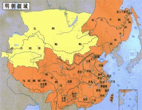 明朝地图 明朝的疆域扩张图 明朝疆域地图-历史随心看