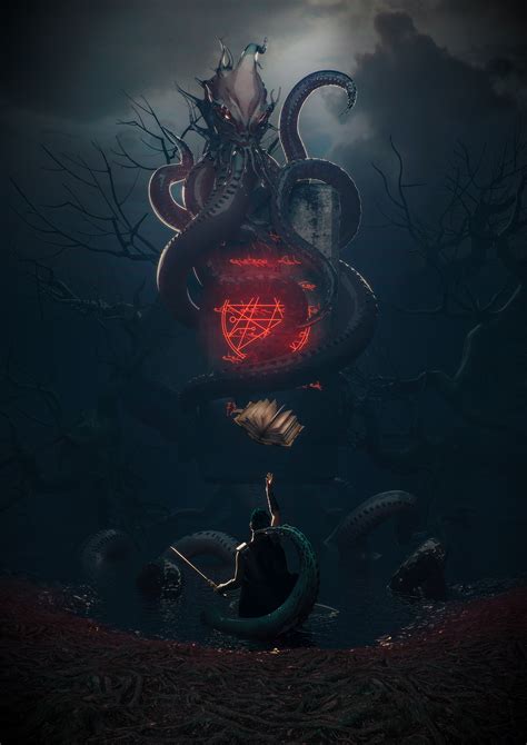 《贪婪洞窟2》克苏鲁的苏醒CG宣传图|插画|概念设定|FTXART幻艺 - 原创作品 - 站酷 (ZCOOL)