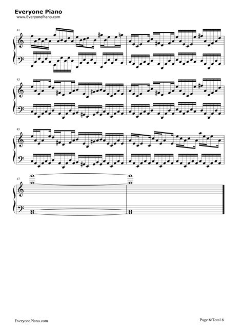 暗涌-伴奏谱五线谱预览6-钢琴谱文件（五线谱、双手简谱、数字谱、Midi、PDF）免费下载