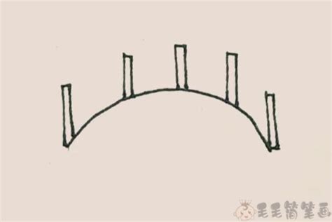 木桥的简笔画,木桥的简笔画怎么画_大山谷图库