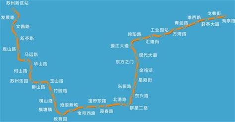 苏州地铁3号线线路图 站点分布详情- 苏州本地宝