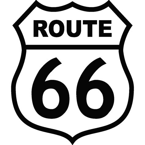 Free download | Black route 66 , U.S. Route 66 Sign Road Symbol, route ...