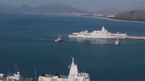 官宣！海军节来临之际第八艘055型驱逐舰咸阳舰正式入列扬帆起航_腾讯视频