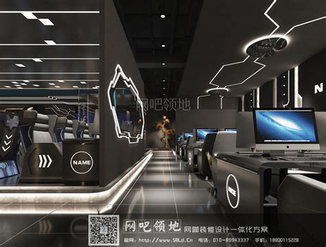 科幻视觉 未来感—NPC电竞馆_电竞领地