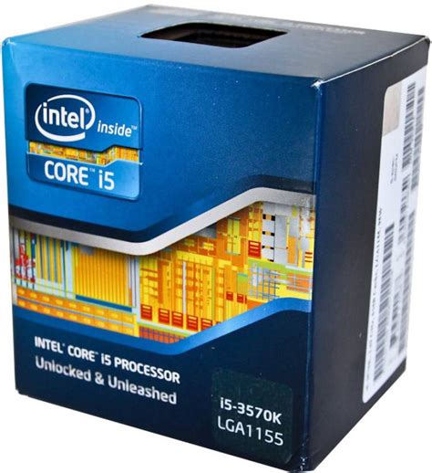 Intel Core i5 3570K 3.4 GHz Upto 3.8 GHz LGA 1155 Socket 4 Cores 4 ...