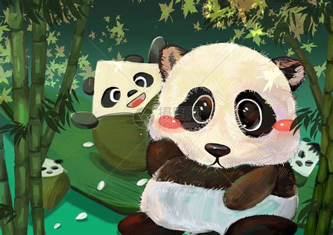 熊猫动漫图片