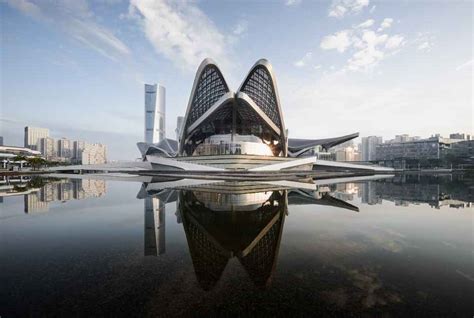 扎哈事务所打造珠海新地标——金湾市民艺术中心，一睹实景图-贵阳市建筑设计院