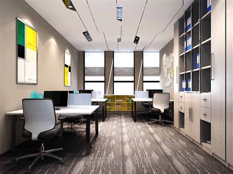 600平中小型 办公室设计案例 现代时尚风格_现代时尚 -工程案例-匠御设计