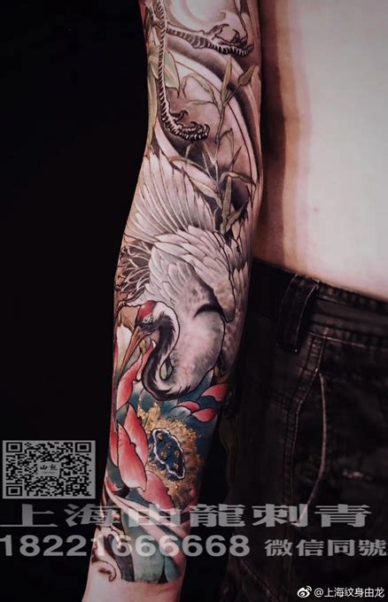 男生花臂纹身_上海纹身 上海纹身店 上海由龙纹身2号工作室