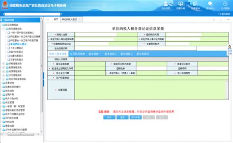 广西电子税务局单位纳税人登记操作流程说明
