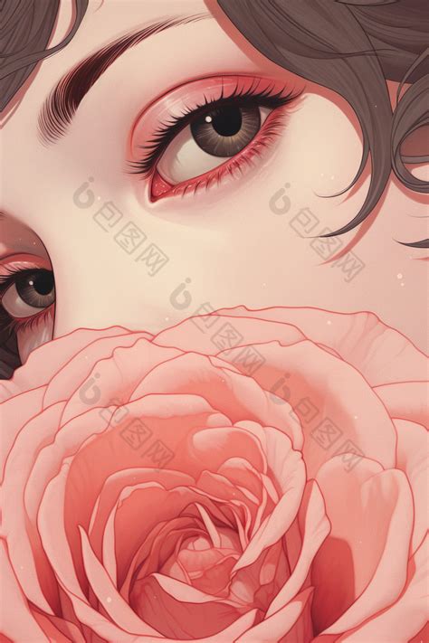 复古风玫瑰花头像女生