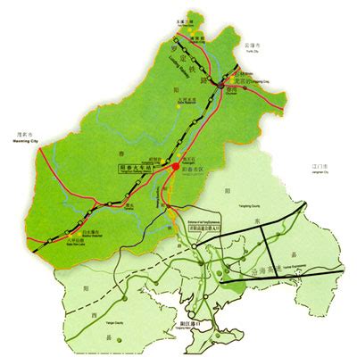 阳春市地图图片