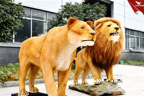 仿真狮子 仿真皮毛动物模型定制 仿真动物厂家_自贡大洋艺术有限责任公司