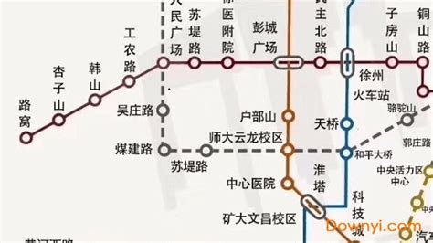 徐州地铁一号线站点地标及换乘公交- 徐州本地宝