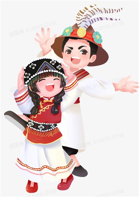 五十六个民族图片