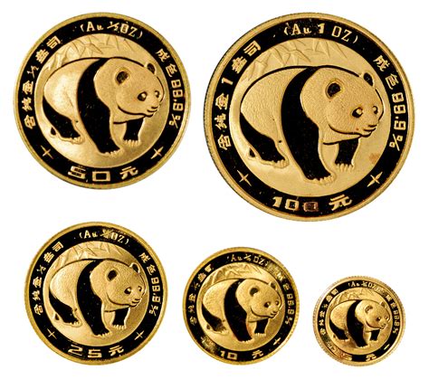 1983年熊猫金币五枚全拍卖成交价格及图片- 芝麻开门收藏网