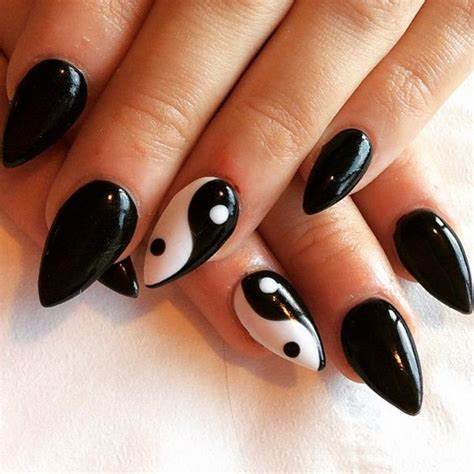 The Best Yin Yang Nail Designs - Home, Family, Style and Art Ideas