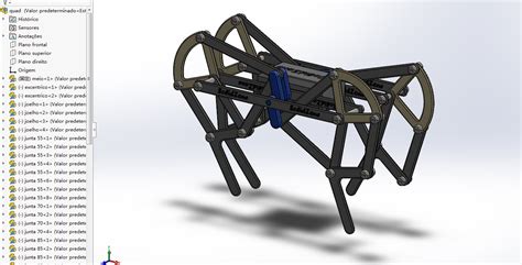 【机器人】Spider_Bot v1四足行走机构简易模型3D图纸 Solidworks设计_SolidWorks_机器人-仿真秀干货文章