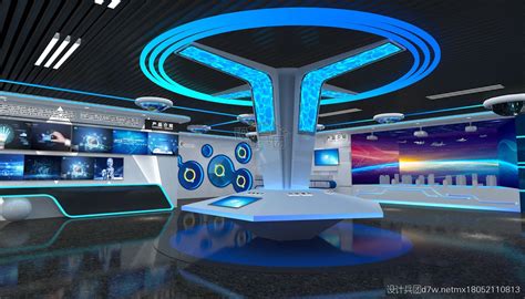 科技展厅设计效果图|空间|家装设计|liang007 - 原创作品 - 站酷 (ZCOOL)