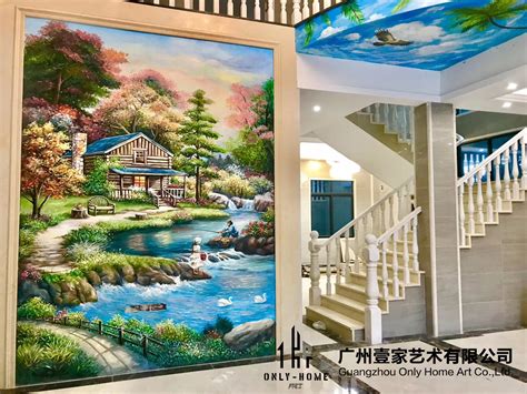 墙绘在乡村建设的六大主要作用-广州墙绘-古建彩绘-粤江装饰