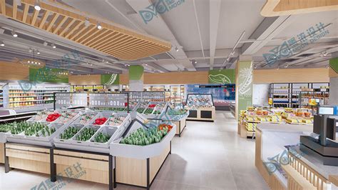 青岛超市货架格子式布局摆放的优点-青岛钧发商用设备有限公司
