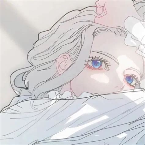 女生神仙头像黑白温柔