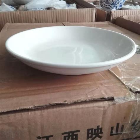 厂家直销便宜陶瓷盘子 低价处理库存纯白色陶瓷盘 酒店用瓷盘批发-阿里巴巴