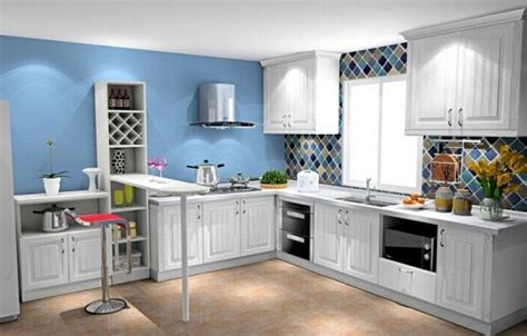 欧式风格厨房橱柜效果图 – 设计本装修效果图