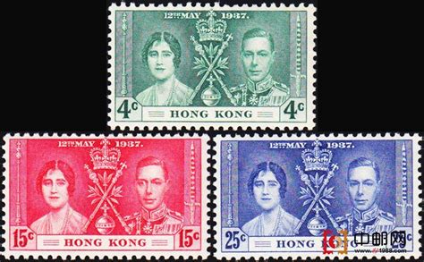HK1103 C3 乔治六世加冕纪念（1937年）（轻贴好品） 中邮网[集邮/钱币/邮票/金银币/收藏资讯]收藏品商城