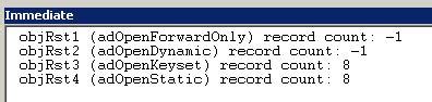 How to use VBA to get the correct number of records in a ADO recordset ...