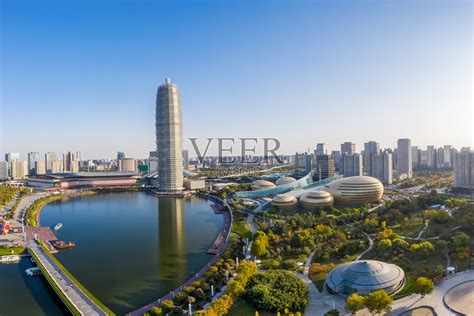 郑州高新区城市副中心规划设计鸟瞰效果图