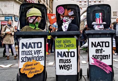 德国120城举行“反北约”游行，要求北约结束扩张，释放三大信号|游行|北约|德国_新浪新闻