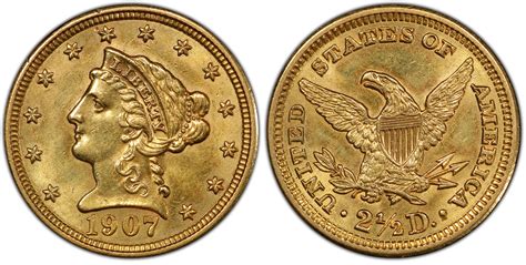 Images of Liberty Head $2.5 1907 $2.50 - PCGS CoinFacts