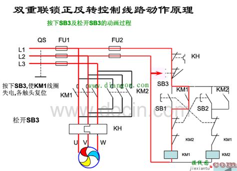 联锁控制电路图图片