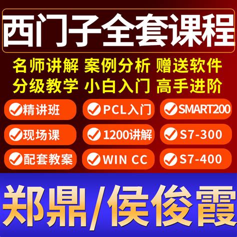 2022新郑鼎侯俊霞全部课程西门子PLC S7-200SMART视频102讲教程-淘宝网