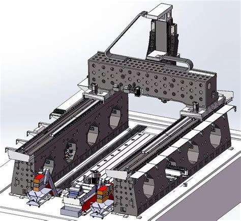 龙门式五轴加工中心的制作方法