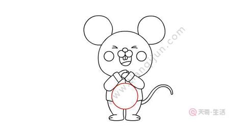 2023年吉祥物老鼠简笔画 鼠年的吉祥物老鼠简笔画 | 抖兔教育